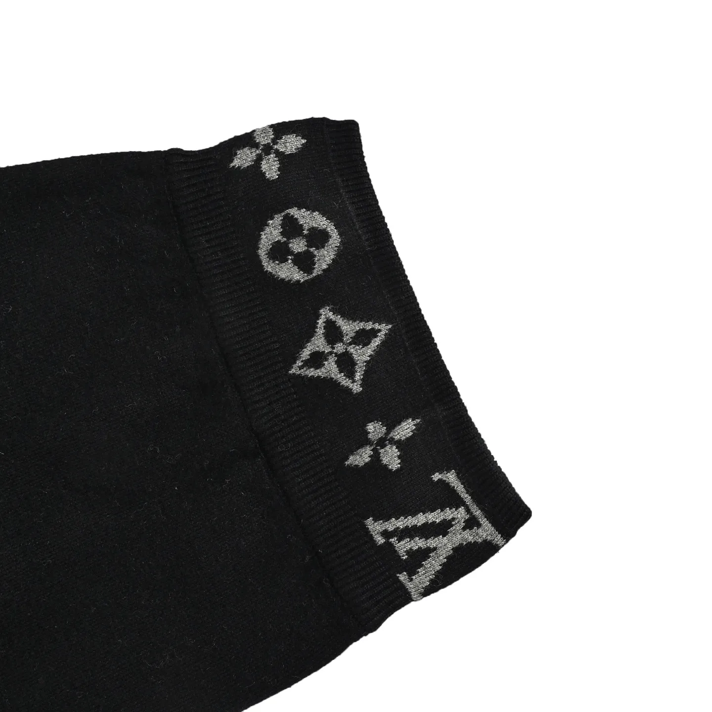 Louis Vuitton/Louis Vuitton jacquard threaded woolen legged trousers